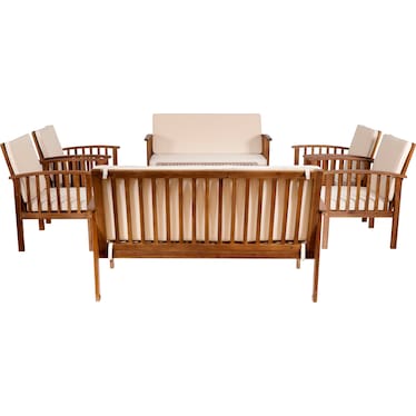 Largo Outdoor 8-Piece Seating Set