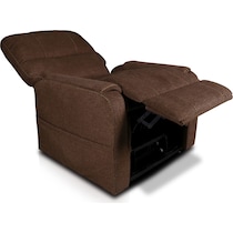 lark dark brown recliner   