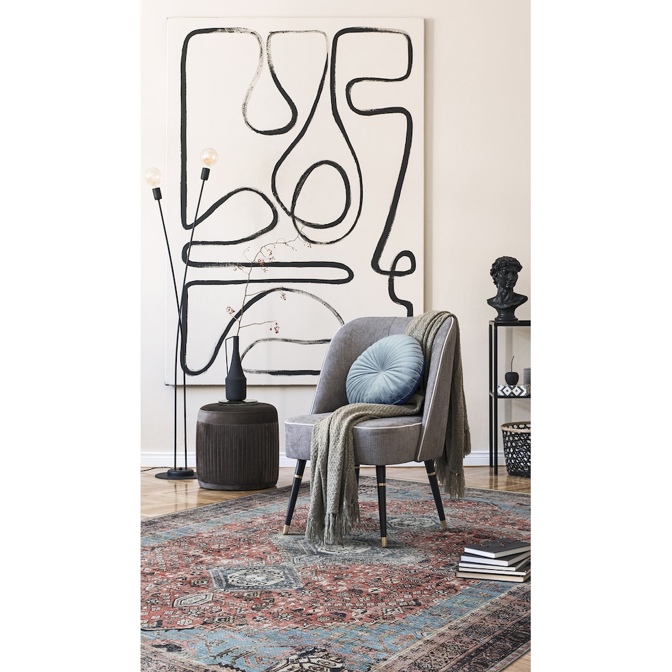larkin multicolor area rug  x    
