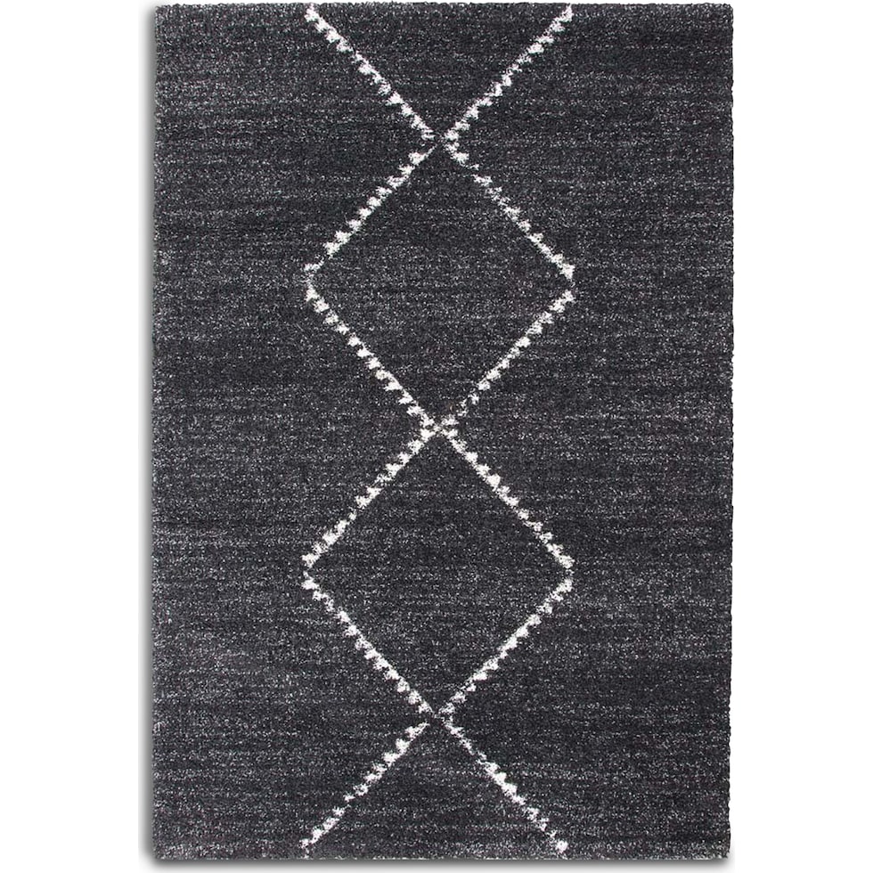 lars black area rug  x    