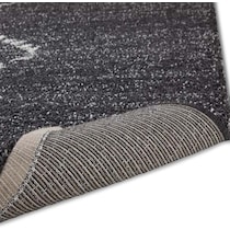 lars black area rug  x    