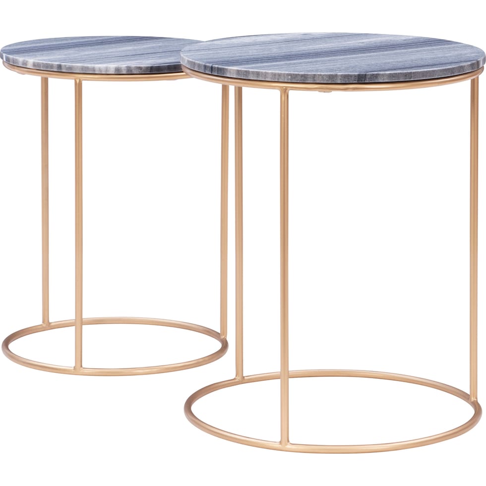 lassen gray nesting tables   