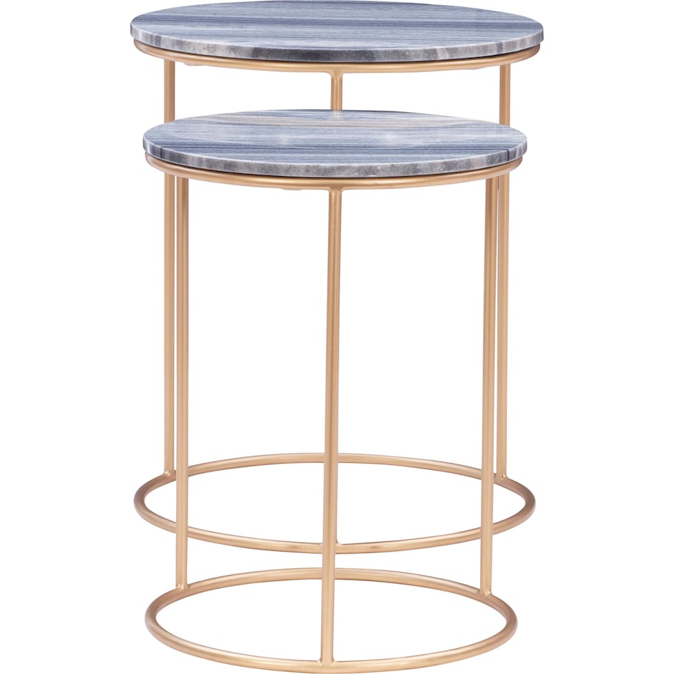 lassen gray nesting tables   