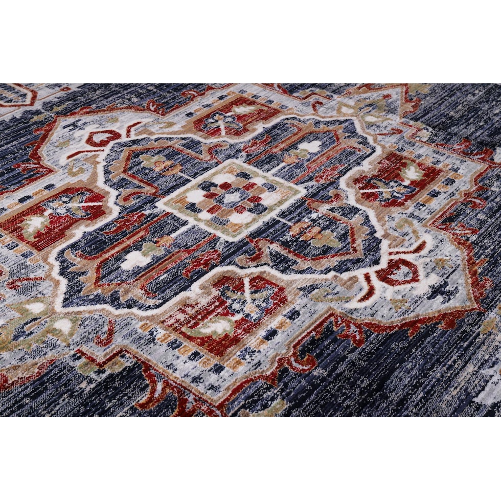 laten blue area rug  x    