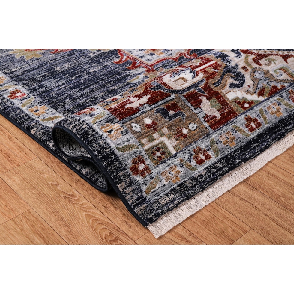 laten blue area rug  x    