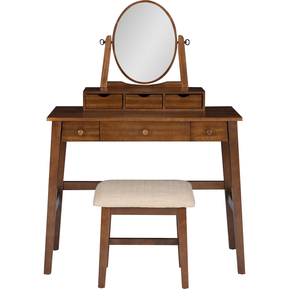 laura dark brown vanity   