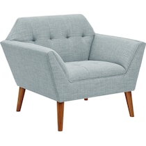 laureen blue accent chair   