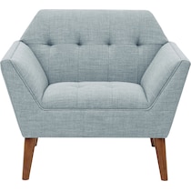 laureen blue accent chair   