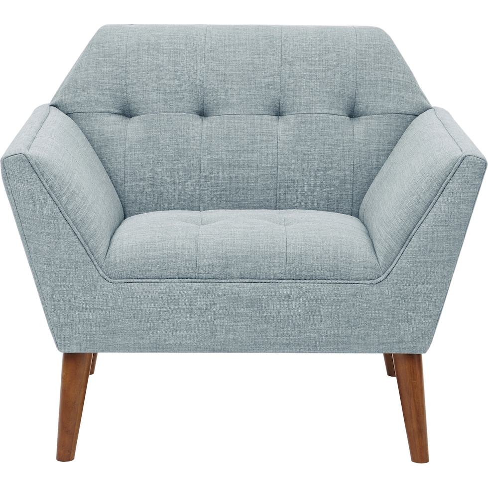 laureen blue accent chair   