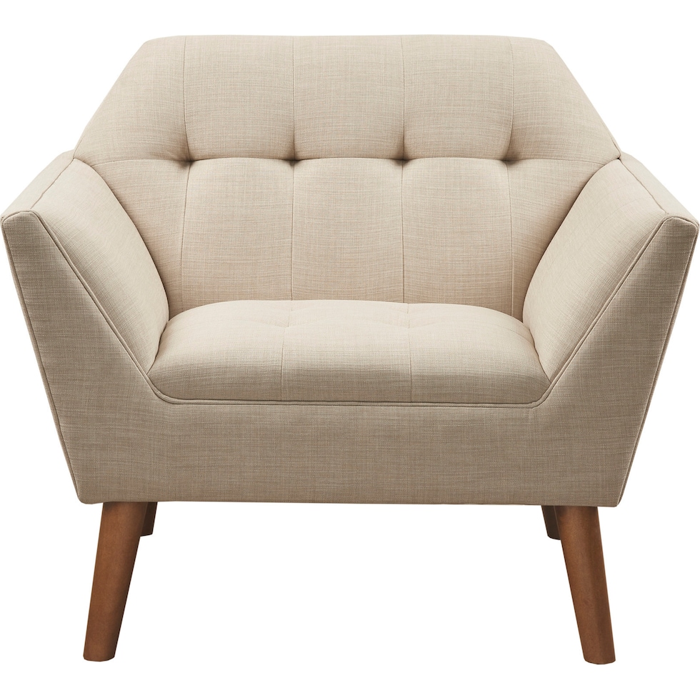 laureen neutral accent chair   