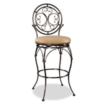 laurel bronze bar stool   