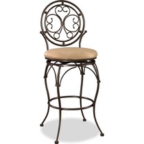 laurel bronze bar stool   