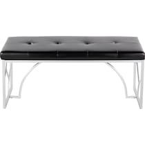 lauryn black bench   