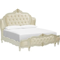 lavelle bedroom white king bed   