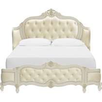 lavelle bedroom white king bed   