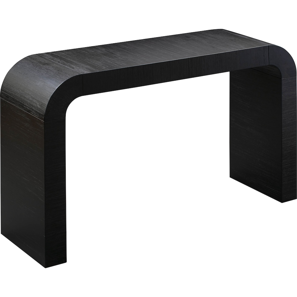 laverne black console table   