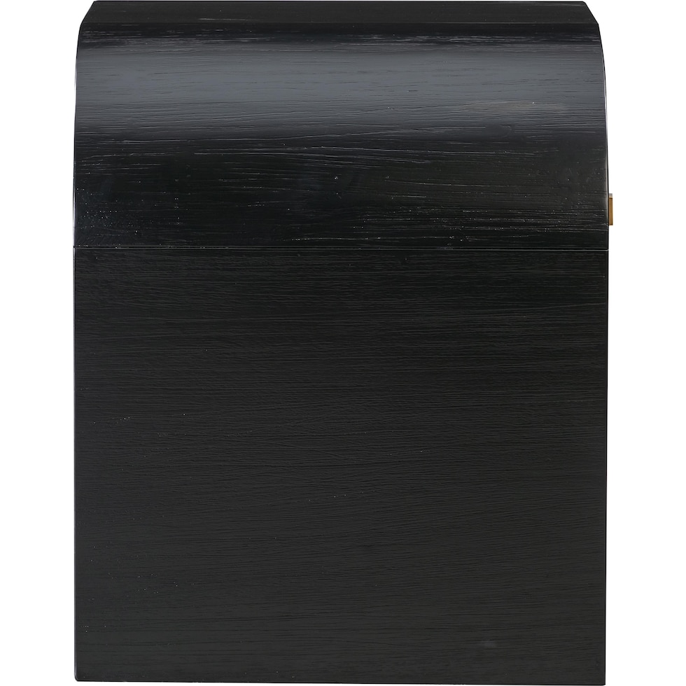 laverne black nightstand   