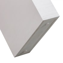 laverne white console table   