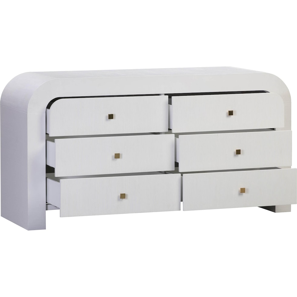 laverne white dresser   