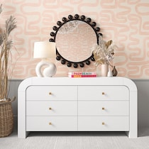 laverne white dresser   