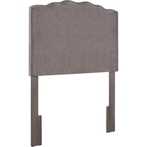 layla gray twin headboard   