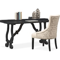 layne black sofa table   