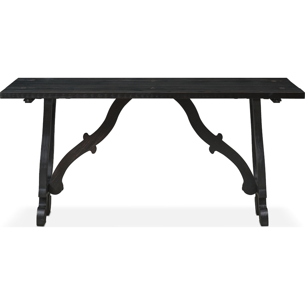 layne black sofa table   