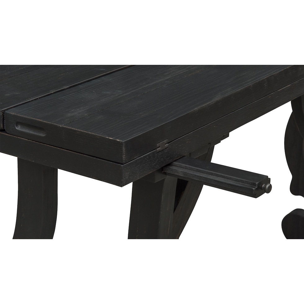 layne black sofa table   