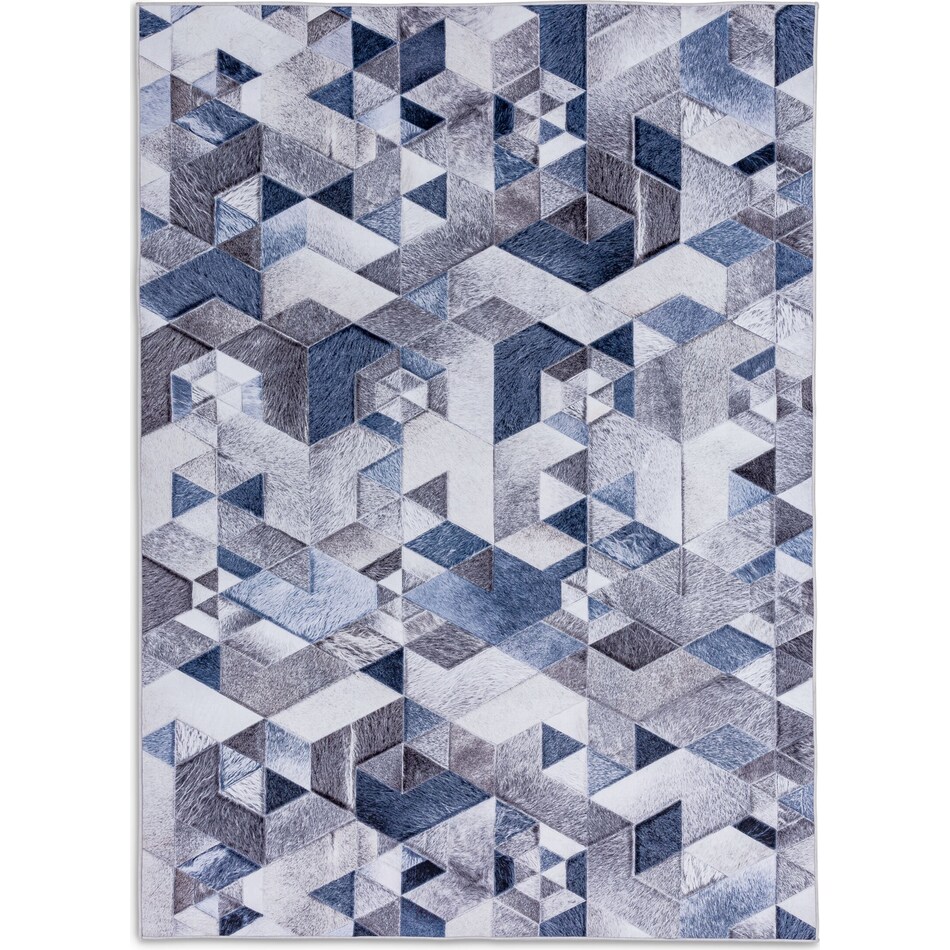 layton blue area rug ' x '   
