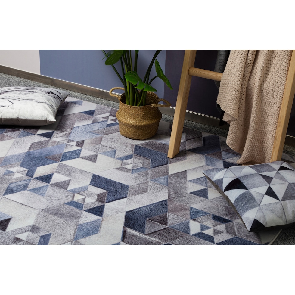 layton blue area rug  x    