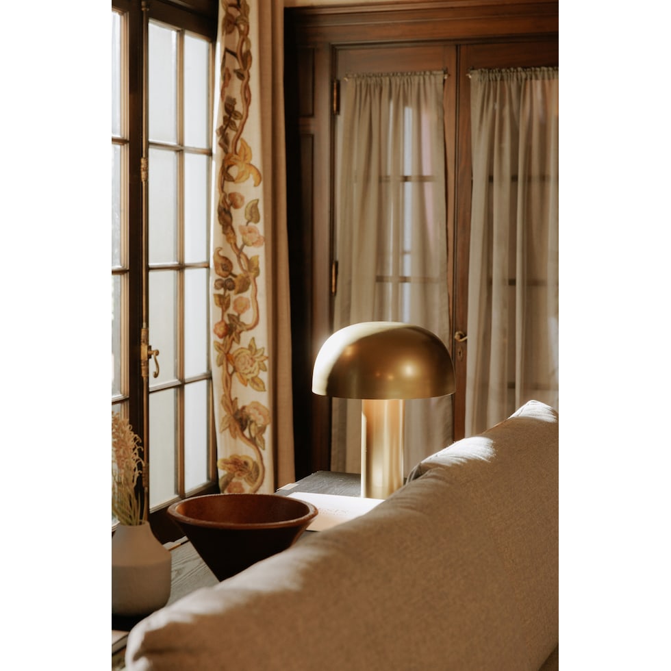 le champignon gold table lamp   