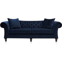 leah blue sofa   