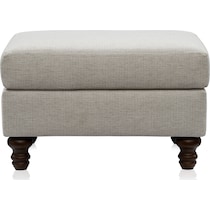 leah gray ottoman   