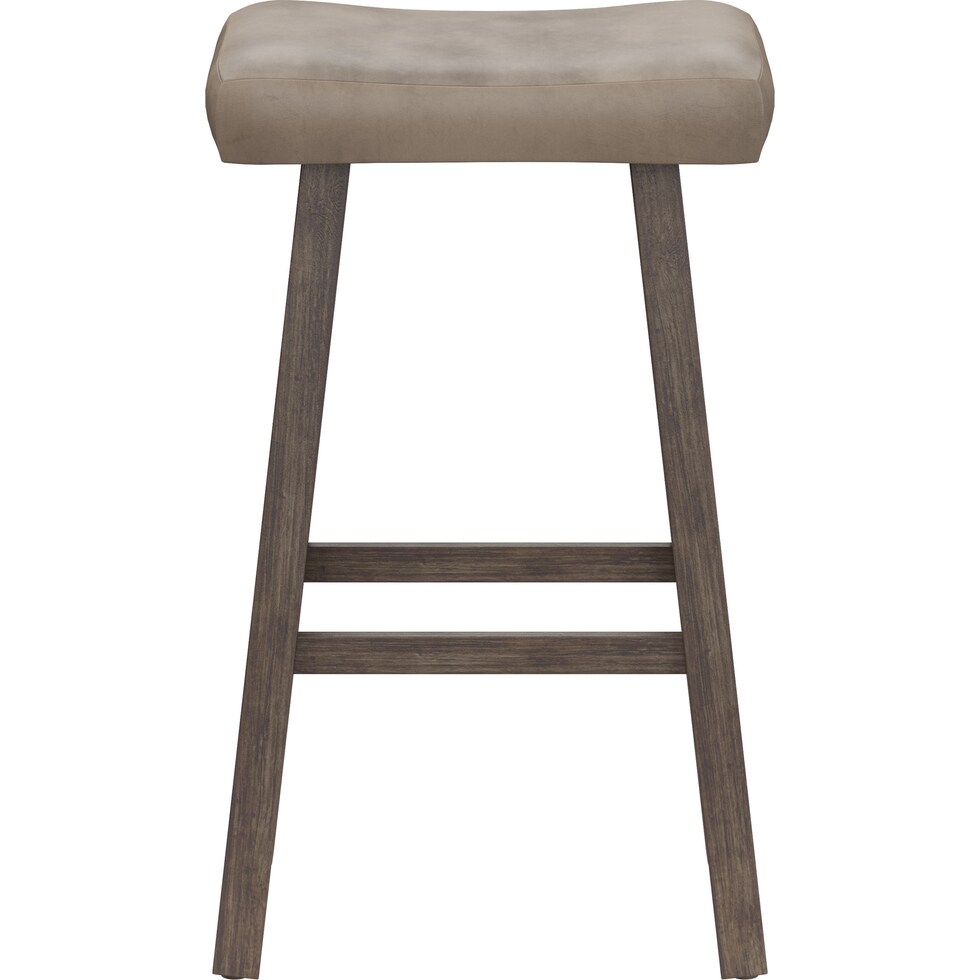 leana gray bar stool   