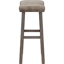 leana gray bar stool   