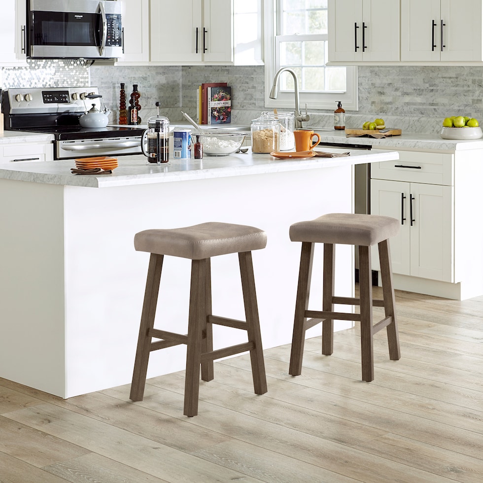 leana gray counter height stool   