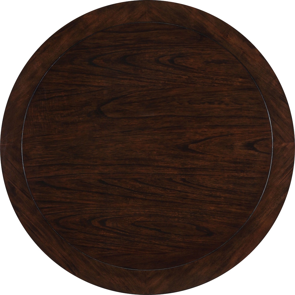 leandra dark brown  pc dining room   