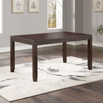 leandra dark brown  pc dining room   