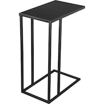 leary black side table   