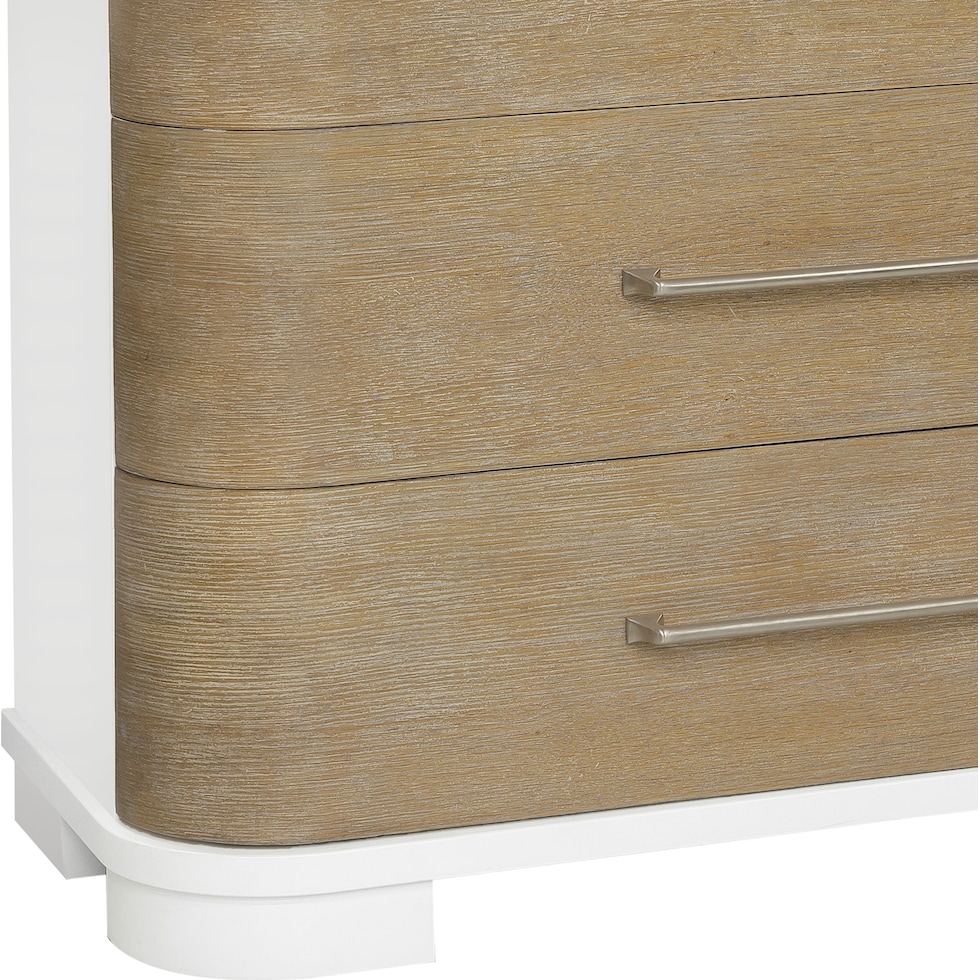 ledger light brown accent chest   