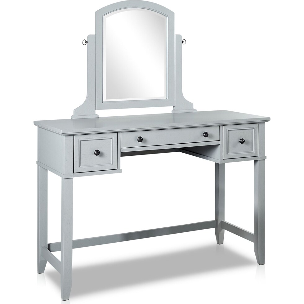 leia gray vanity   