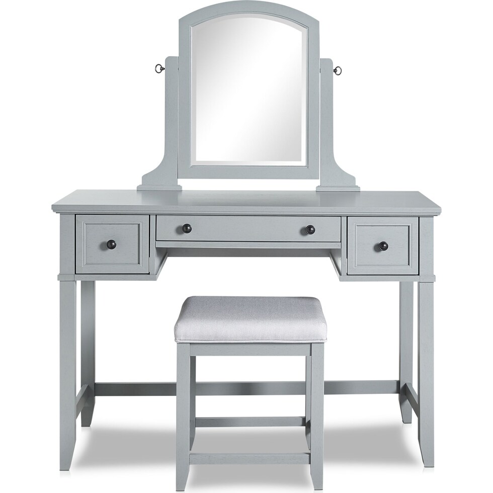 leia gray vanity   