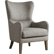 leighton gray accent chair   