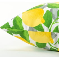 lemons yellow outdoor pillow   