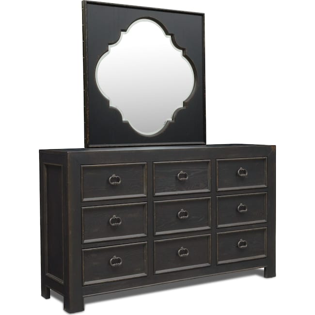 Bedroom Furniture - Lennon Dresser and Mirror
