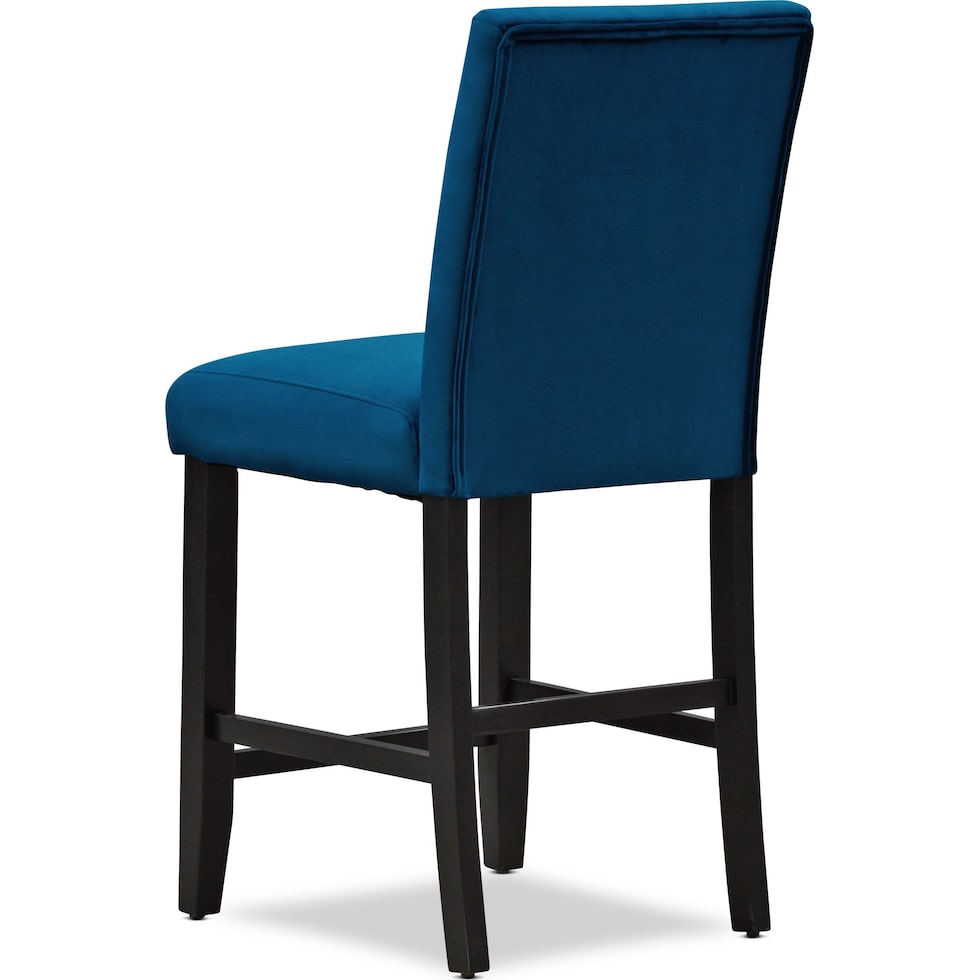 lennox blue counter height stool   