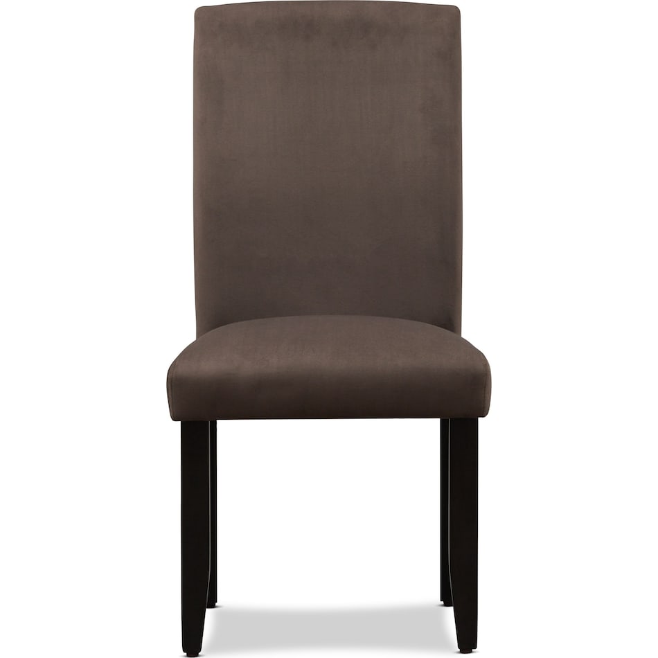 lennox dark brown dining chair   
