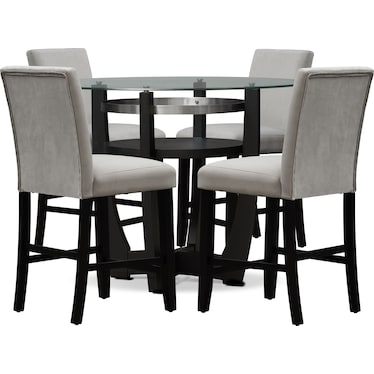 Lennox Counter-Height Dining Table and 4 Stools