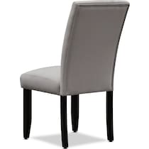 lennox gray dining chair   