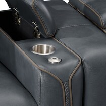 leo gray  pc power home theater sectional   